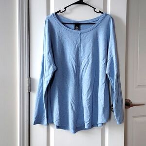 Premise long sleeve top blue white xl